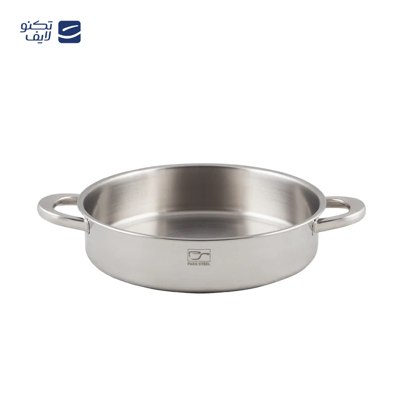 تابه استیل پارس استیل مدل 280 دسته فلزی کوتاه - Gallery 1