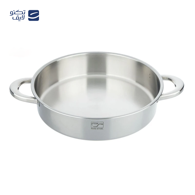 تابه استیل پارس استیل مدل 280 دسته فلزی کوتاه - Gallery 2