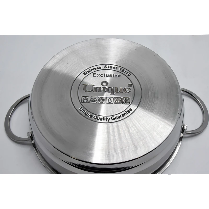 تابه یونیک استیل مدل درب دار کد 9947 سایز 32 - Gallery 2