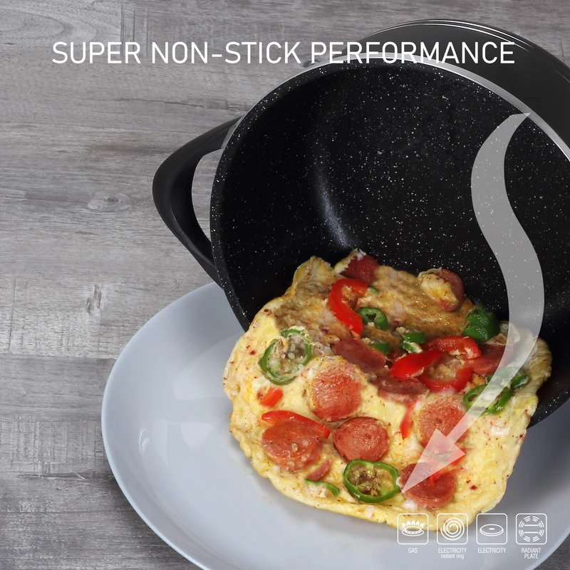 قابلمه ام جی اس مدل دو دسته کد 800217 سایز 40 - Gallery 2