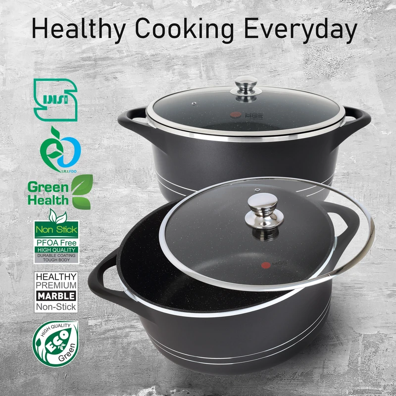 قابلمه ام جی اس مدل دو دسته کد 800217 سایز 40 - Gallery 3