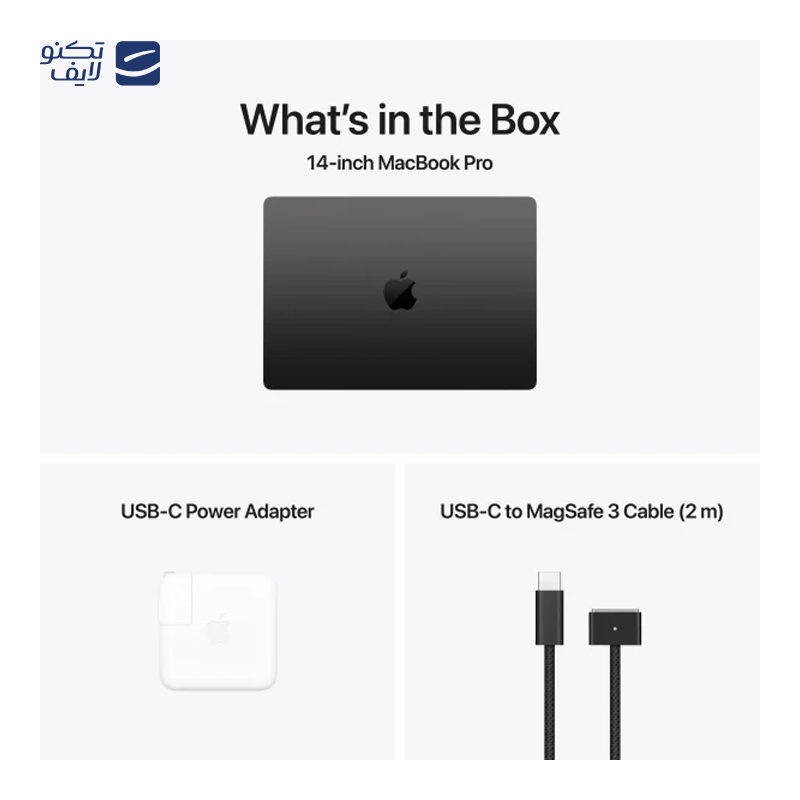 لپ تاپ 14.2 اینچی اپل مدل MacBook Pro MX2H3 2024 M4 Pro 24GB 512GB LLA - Gallery 3