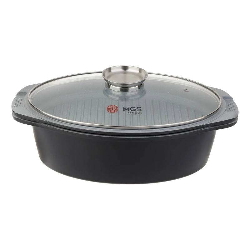 تابه یونیک استیل مدل درب دار کد 9947 سایز 32 - Gallery 4