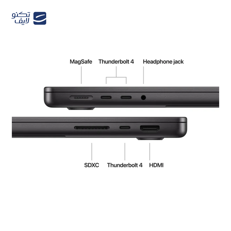 لپ تاپ 16.2 اینچی اپل مدل MacBook Pro MX2Y3 2024 M4 Pro 48GB 512GB LLA - Gallery 4