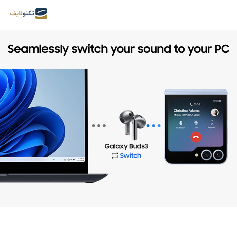 هندزفری بلوتوثی سامسونگ مدل Galaxy Buds 3 FE - Gallery 4